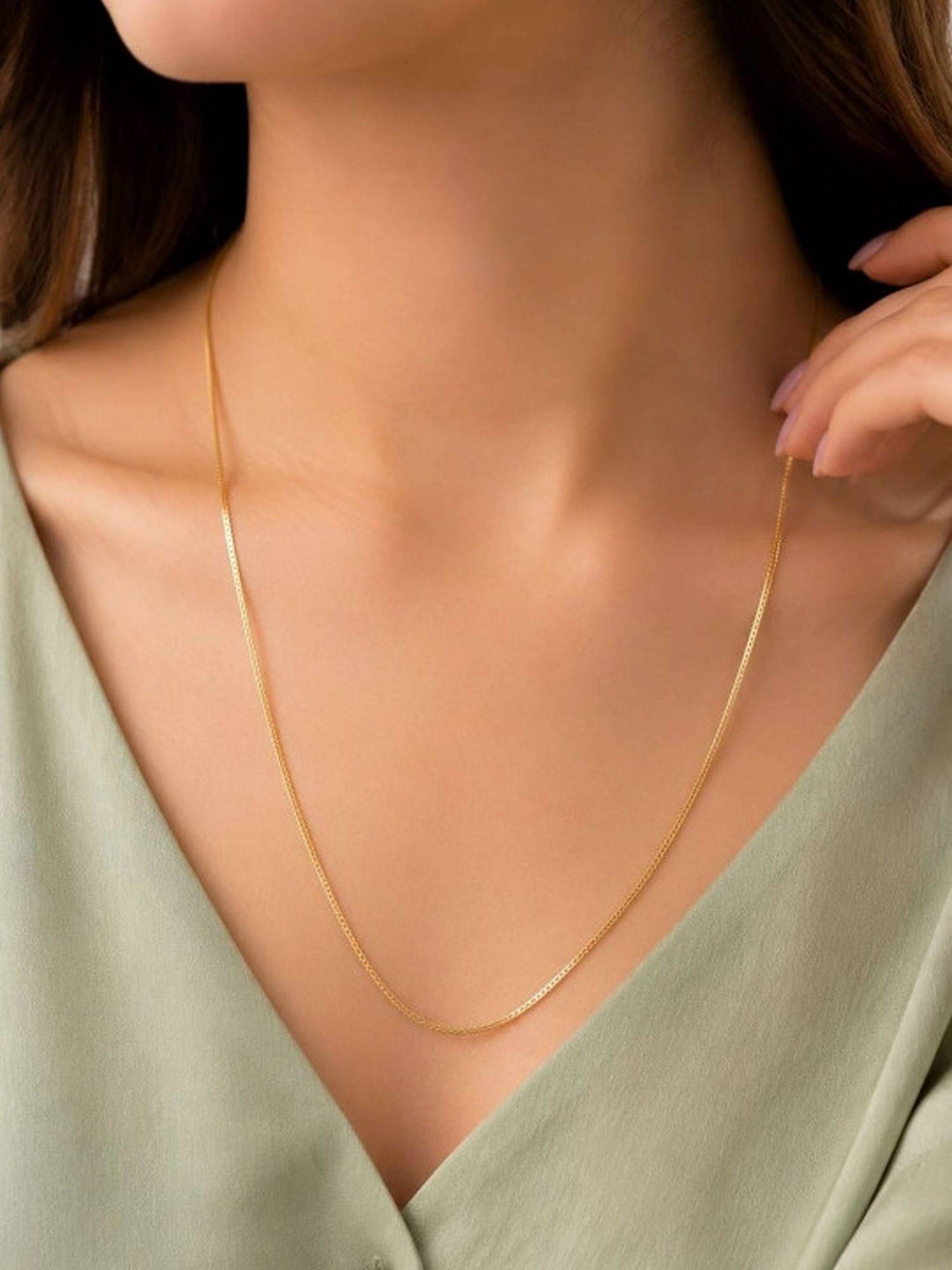 Buy Zeraki Jewels Glori And Dom Chain (Pack Of 2) Online