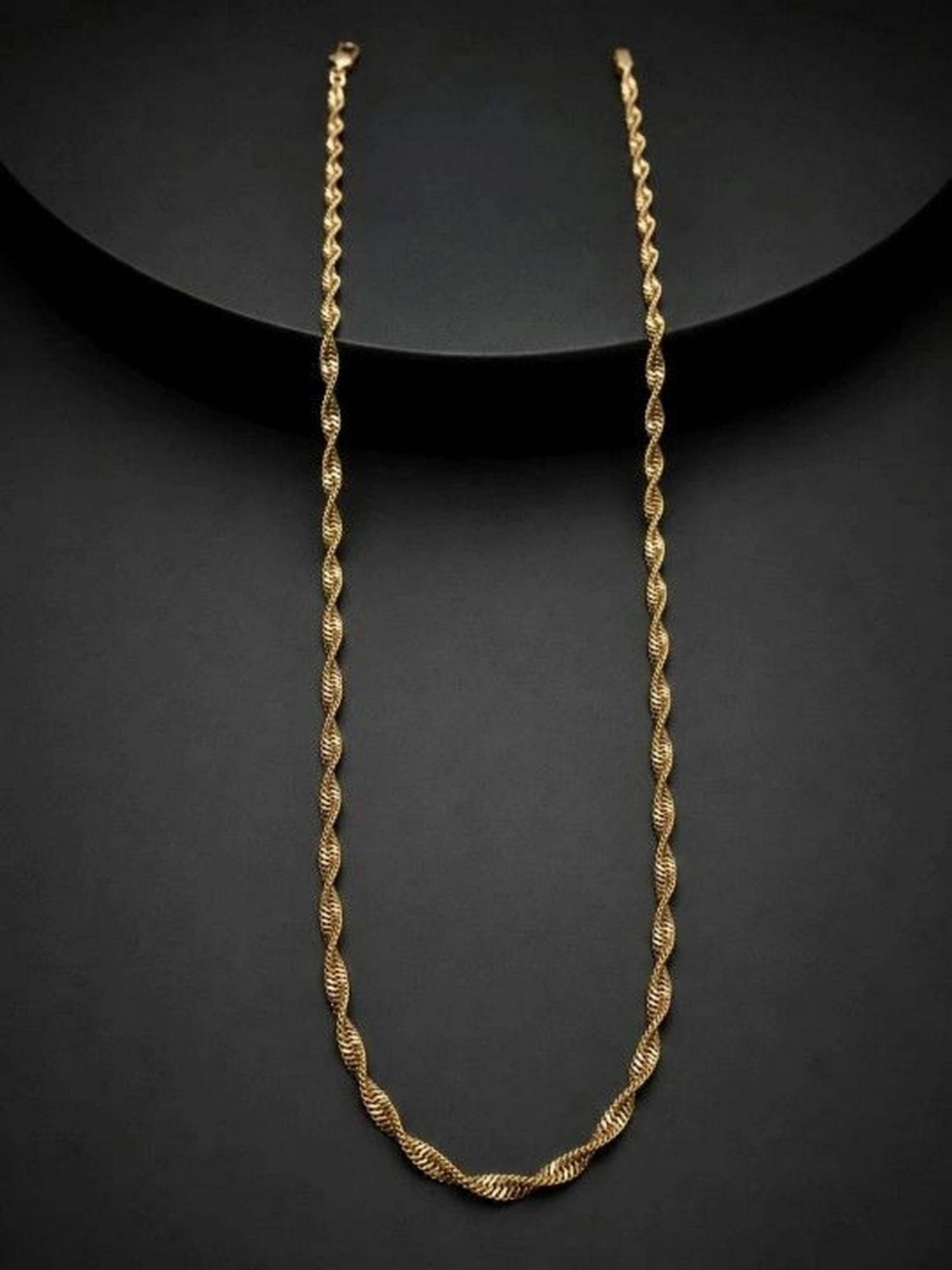 Buy Zeraki Jewels Sufi And Rosi Chain (Pack Of 2) Online