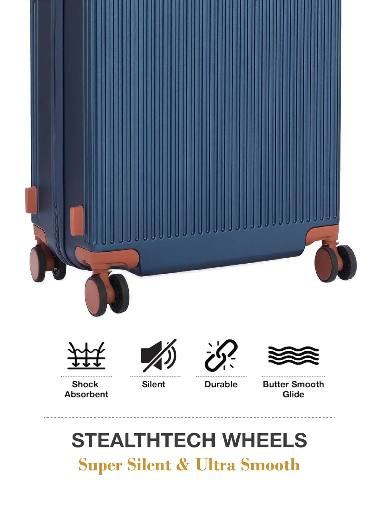 Buy FUR JADEN Aviator German PC Luggage Bags - Navy Blue (S/M