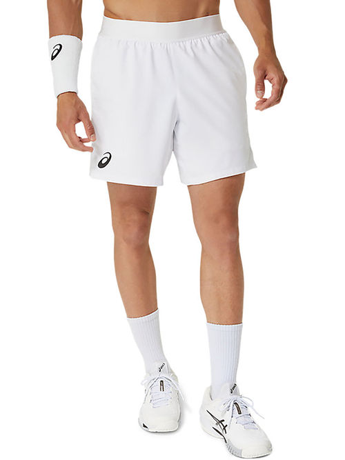 athletic guys white shorts Buy ASICS Match 7IN Men White Shorts Online