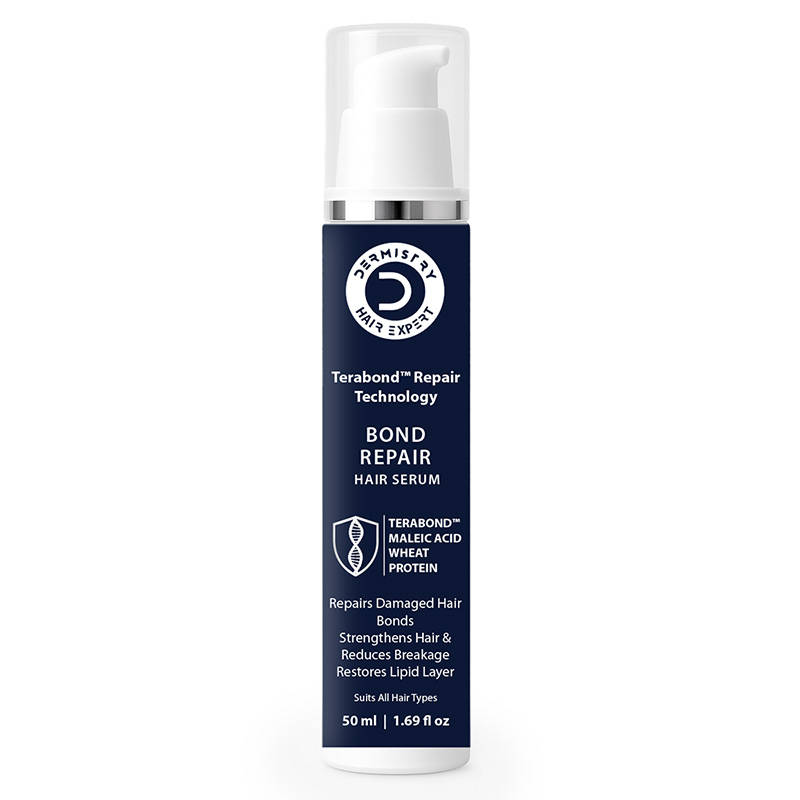 DERMISTRY Terabond Maleic Acid Protein Bond Repair Hair Serum For Damaged Hair Breakages Split Ends