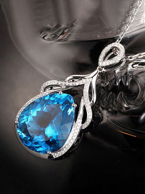 Buy Jewels Galaxy Silver Plated American Diamond Crushed Ice Cut