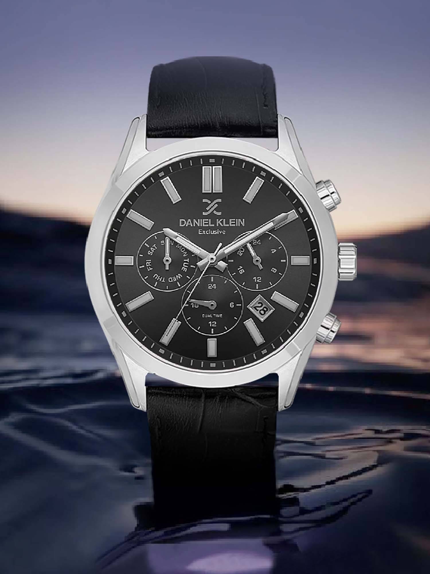 Daniel Klein Men Sleek & Stylish Premium Design Black Dial Analog Watch - DKX.1.14212-2 (M)