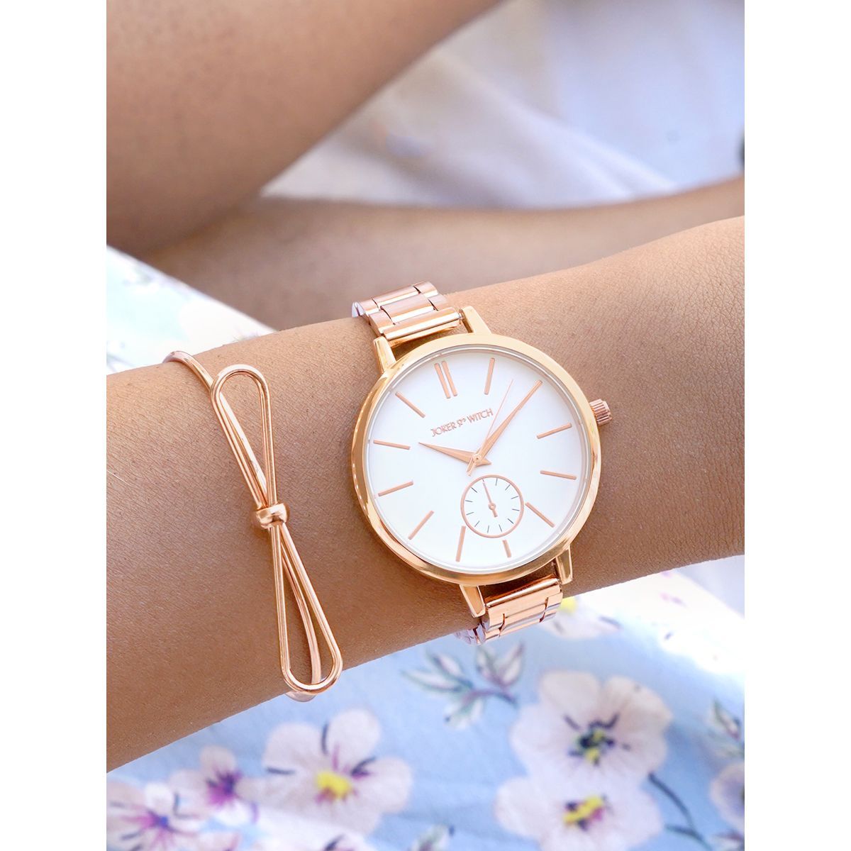 Joker & Witch Rosa Bow Watch Bracelet Stack For Women: Buy Joker ...