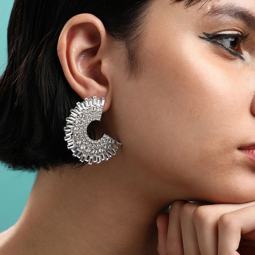 hoop earrings silver