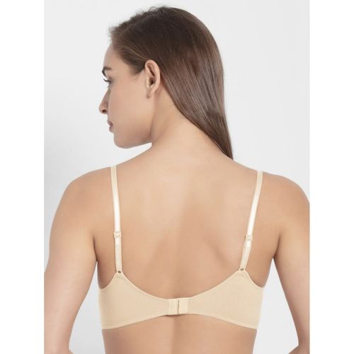 1615 Wirefree Non-Padded Super Combed Cotton Elastane Stretch Medium  Coverage Everyday Bra with Soft Adjustable Straps