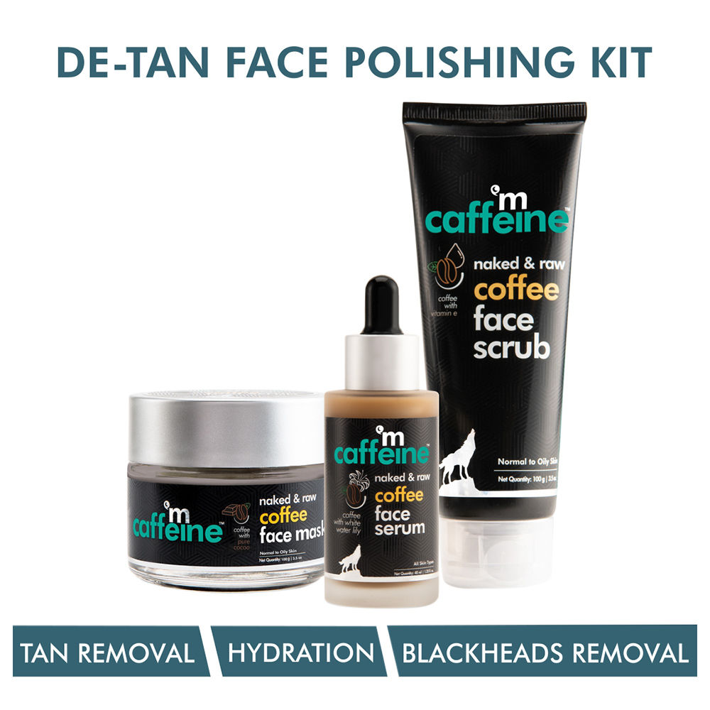 MCaffeine Coffee De-Tan Face Polishing Kit
