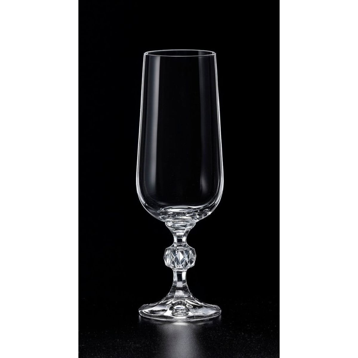 Bohemia Crystal Claudia Champagne Flute Glasses, 180ml (Set of 6) Buy