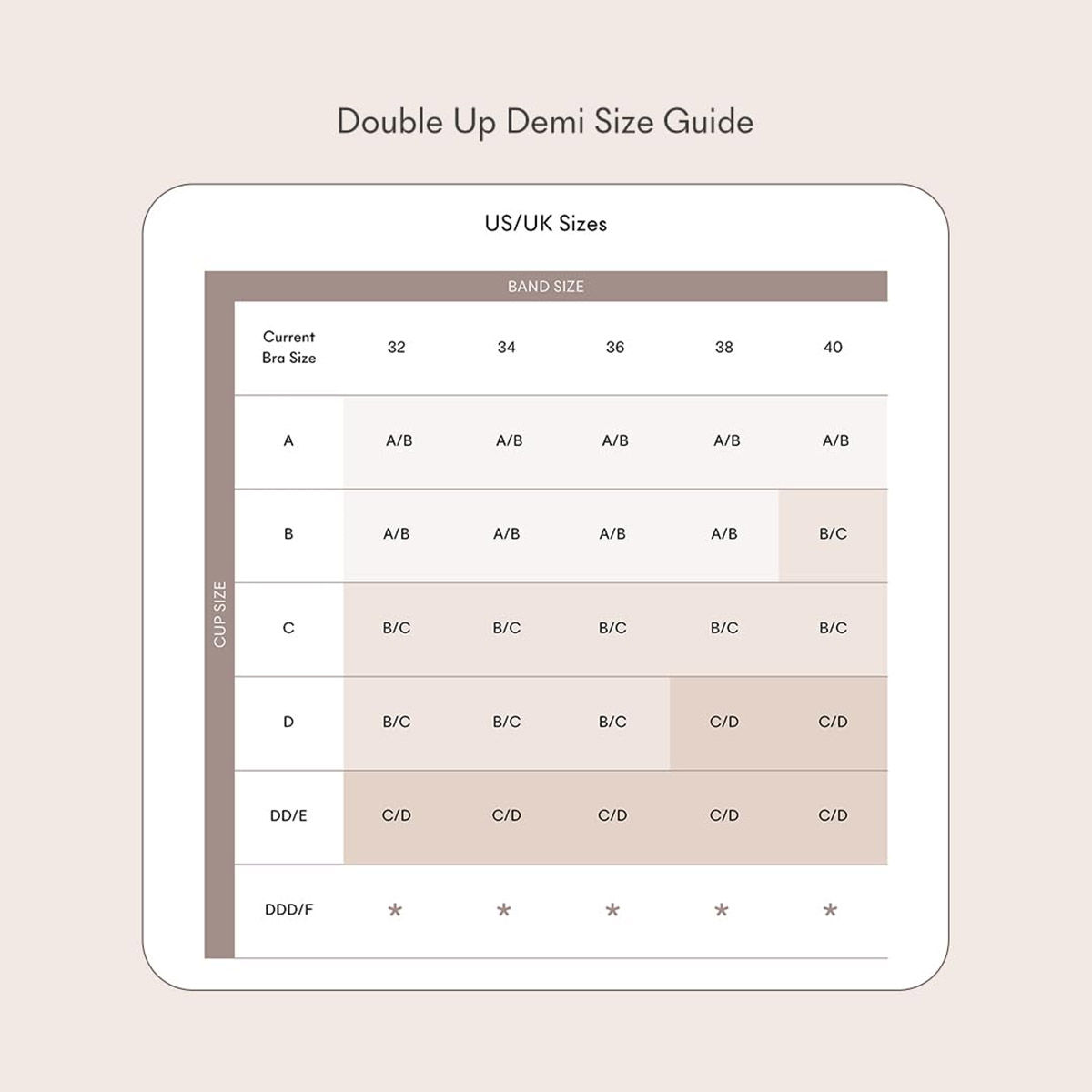 Buy NOOD Double Up Demi Push Up Pads Buff Double-Sided Adhesive ...