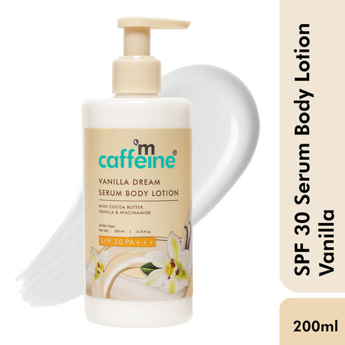 Buy MCaffeine Vanilla Dream Serum Body Lotion SPF 30 PA+++ For 72