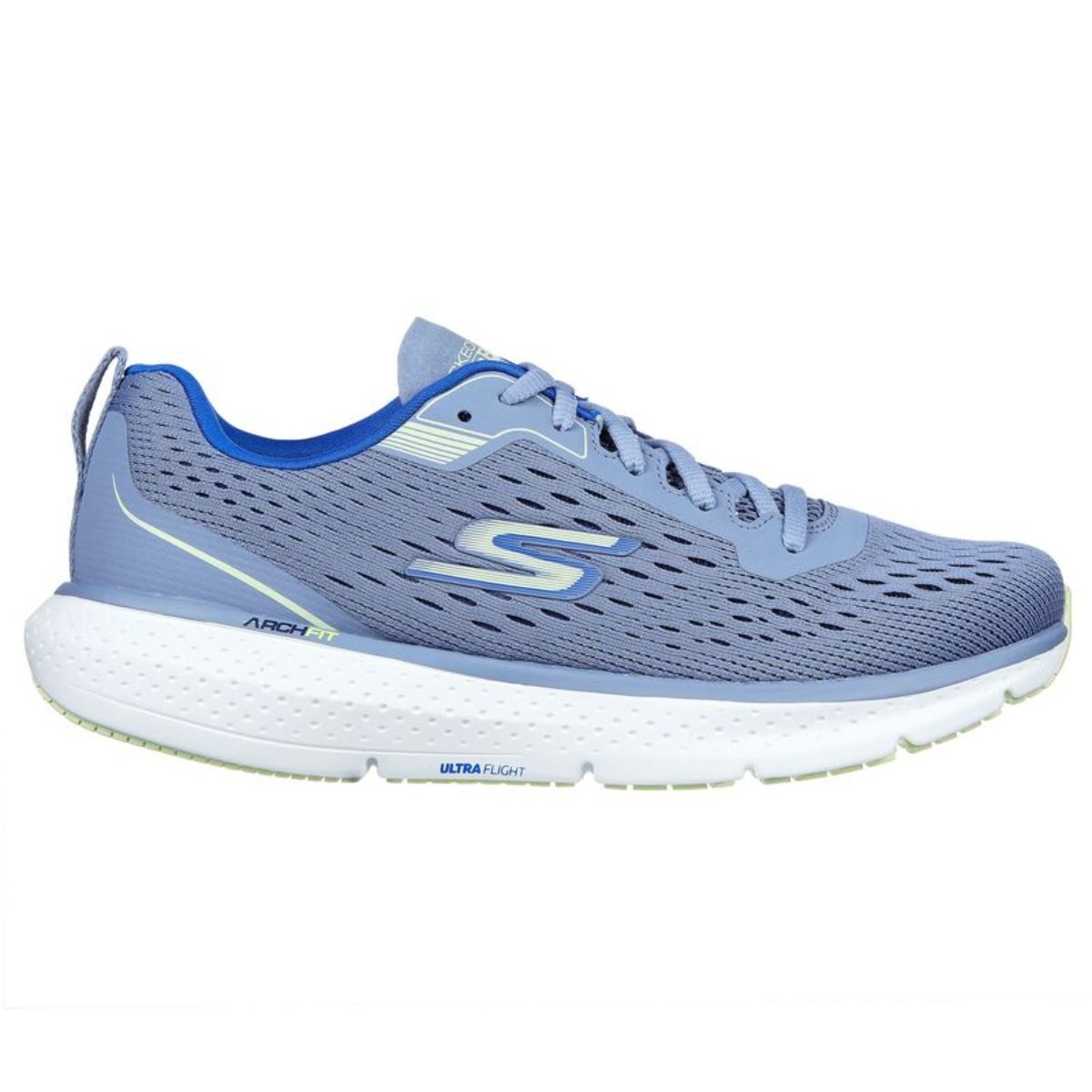 Skechers blue running discount shoes