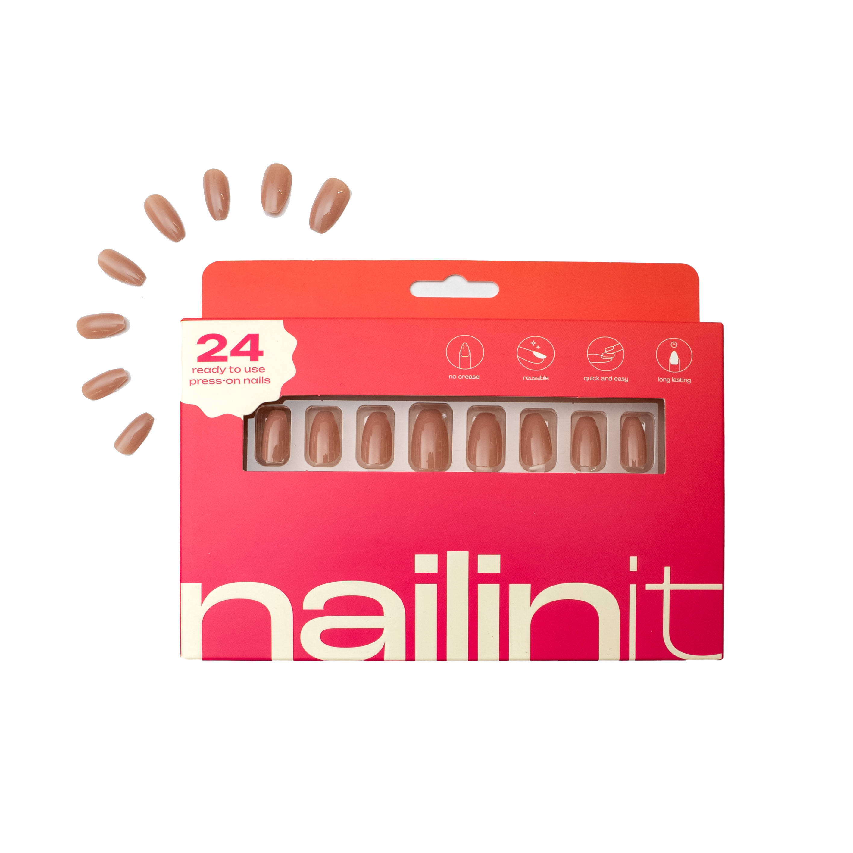 nailinit Hot Cocoa Press On Nails
