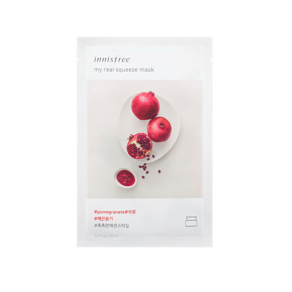 Innisfree My Real Squeeze Sheet Mask - Pomegranate