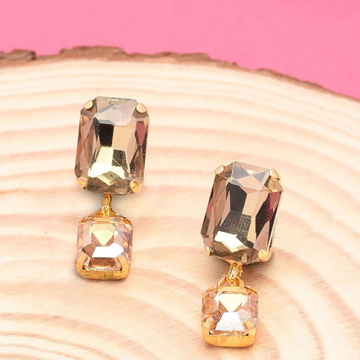 Vintage Sapphire  Diamond Clip Earrings  McKenna  Co