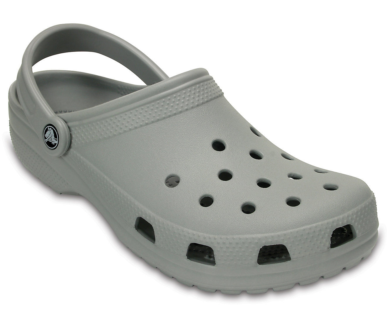 gray classic crocs