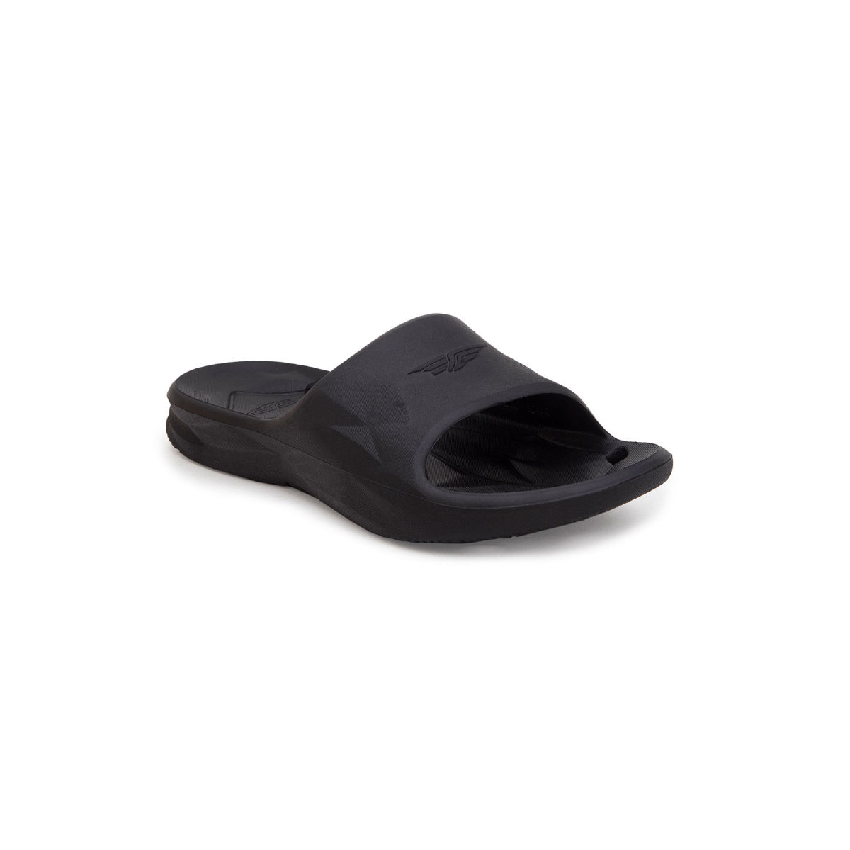 Buy Red Tape Solid Black Sliders Online