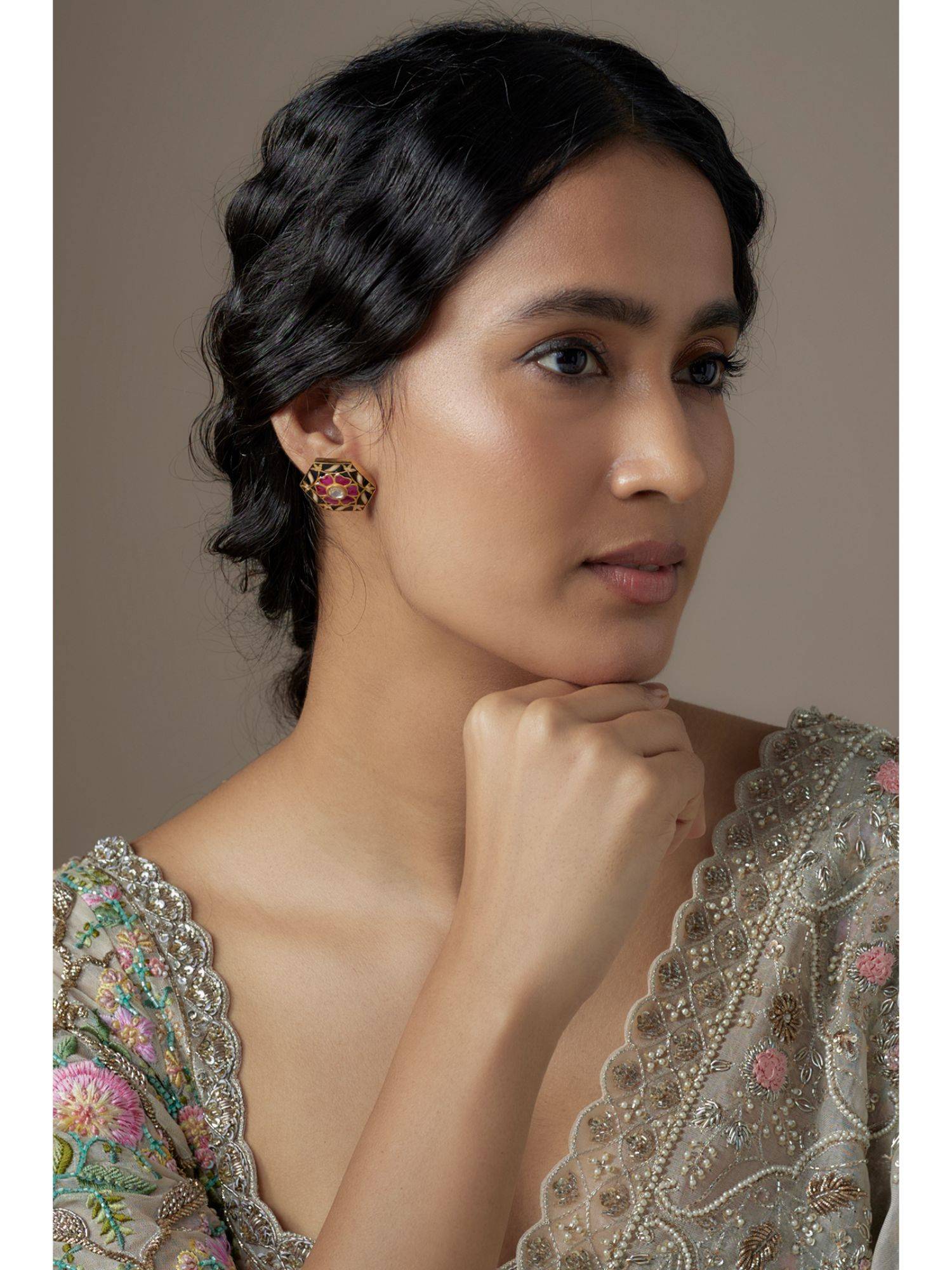 KARISA DESIGNS Multi-Color Dua Earring