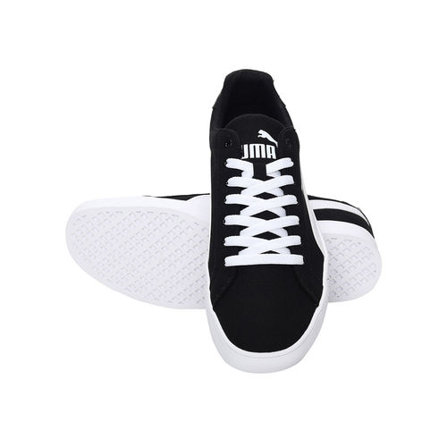 Puma Smash Vulc Canvas Unisex Black Casual Sneakers: Buy Puma Smash Vulc  Canvas Unisex Black Casual Sneakers Online at Best Price in India | Nykaa