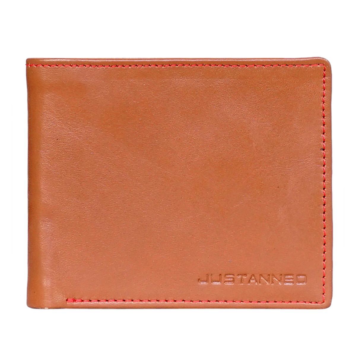 Justanned Men'S Leather Tangerine Wallet