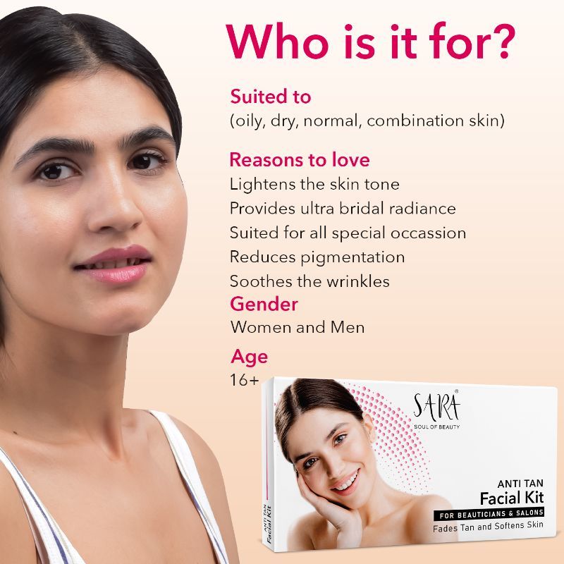 Sara Anti Tan Facial Kit Buy Sara Anti Tan Facial Kit Online at Best