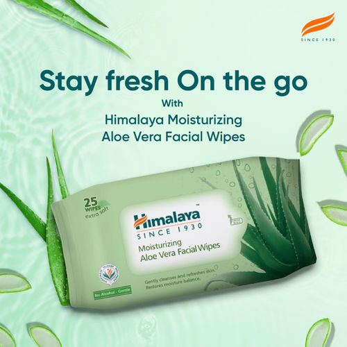 Himalaya Moisturising Aloe Vera Facial Wipes