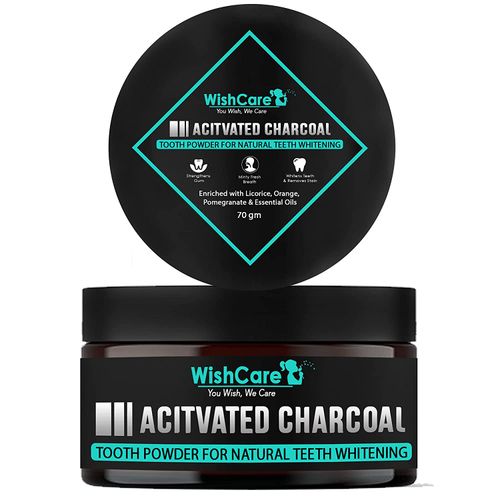 Wishcare Activated Charcoal Tooth Powder for Natural Teeth ...