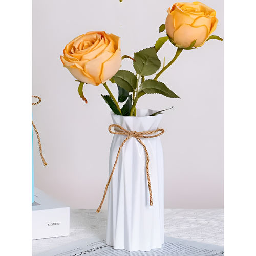 Buy DecorTwist Plastic Flower Vases for Home Decor (Pack of 2) Online