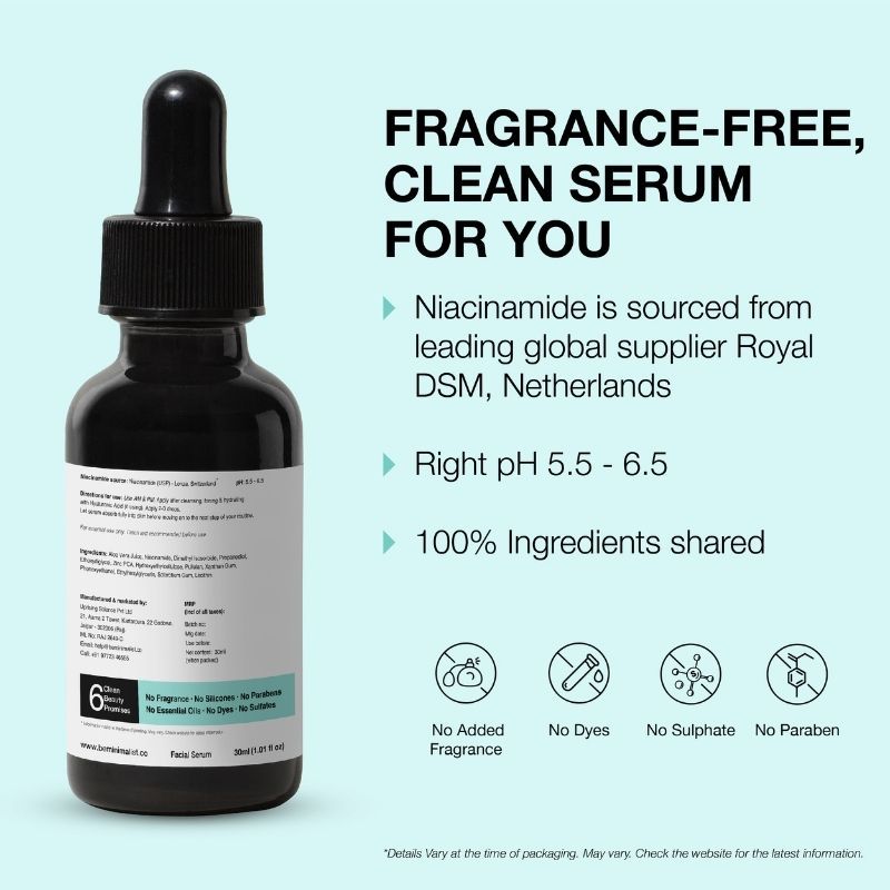 minimalist acne serum