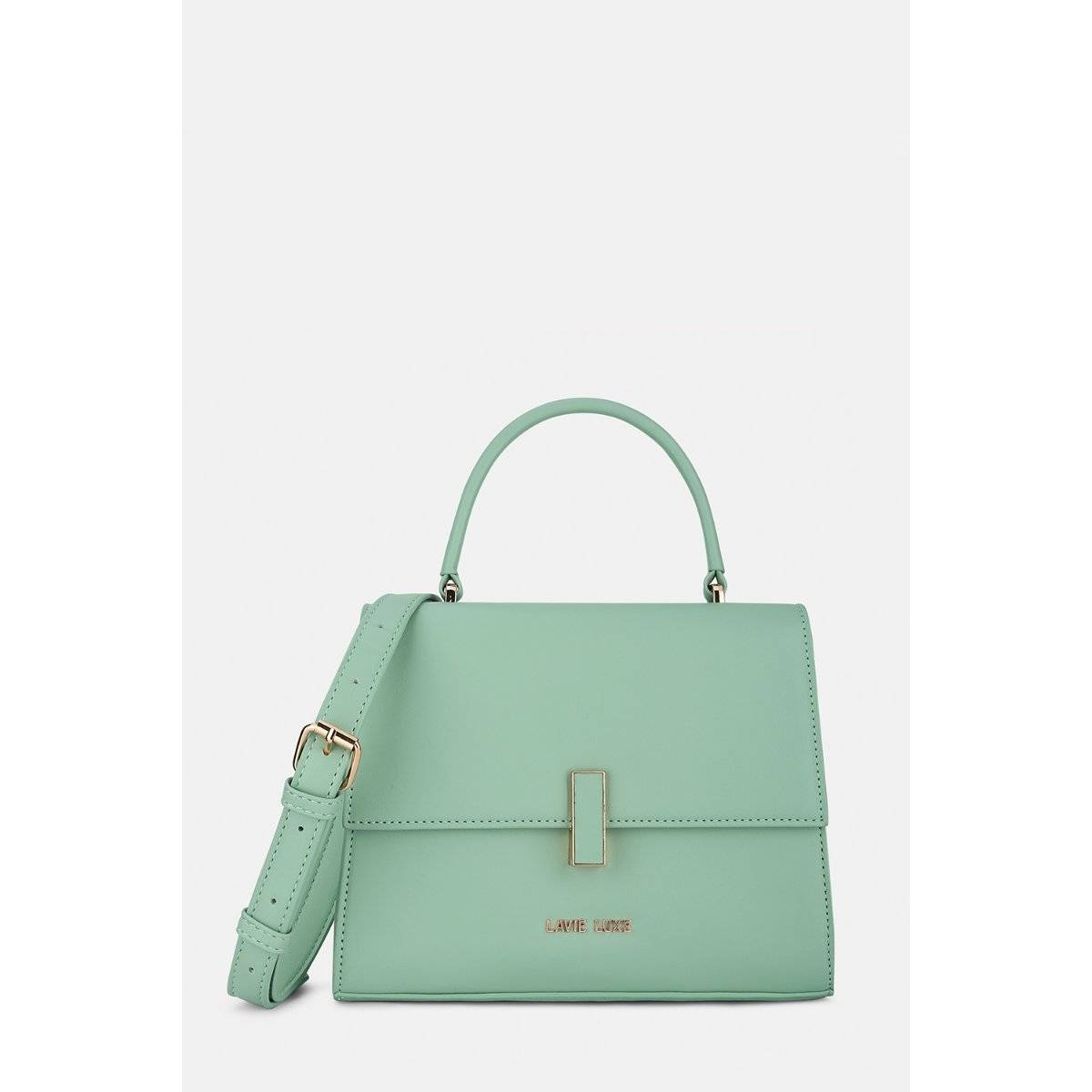 Lavie Luxe Women's Merci Small flap Satchel (Mint) (M)