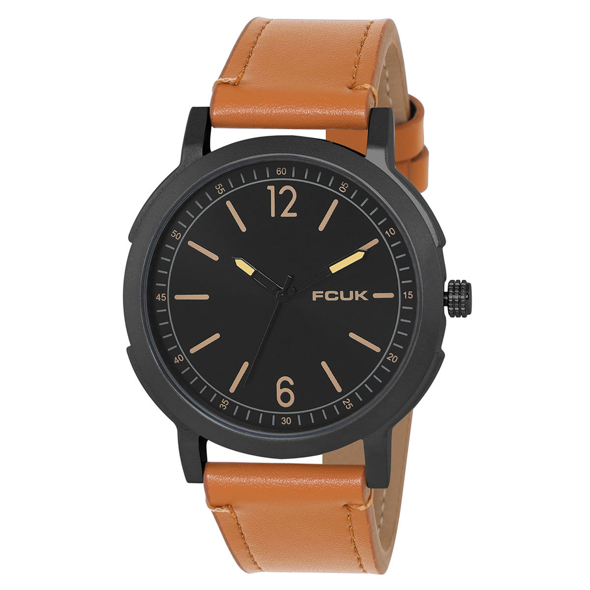 Buy Fcuk Black Dial Analog Watch For Men Fk00010g M Online 0429