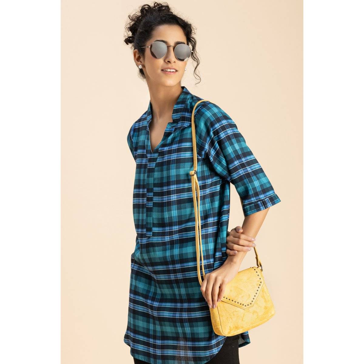 ABELARDO DE MODA Amy Yellow Leather Sling Bag (S)