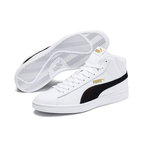 teens to justify Settlers Puma Smash V2 Mid L Unisex White Sneakers: Buy Puma Smash V2 Mid L Unisex  White Sneakers Online at Best Price in India | Nykaa