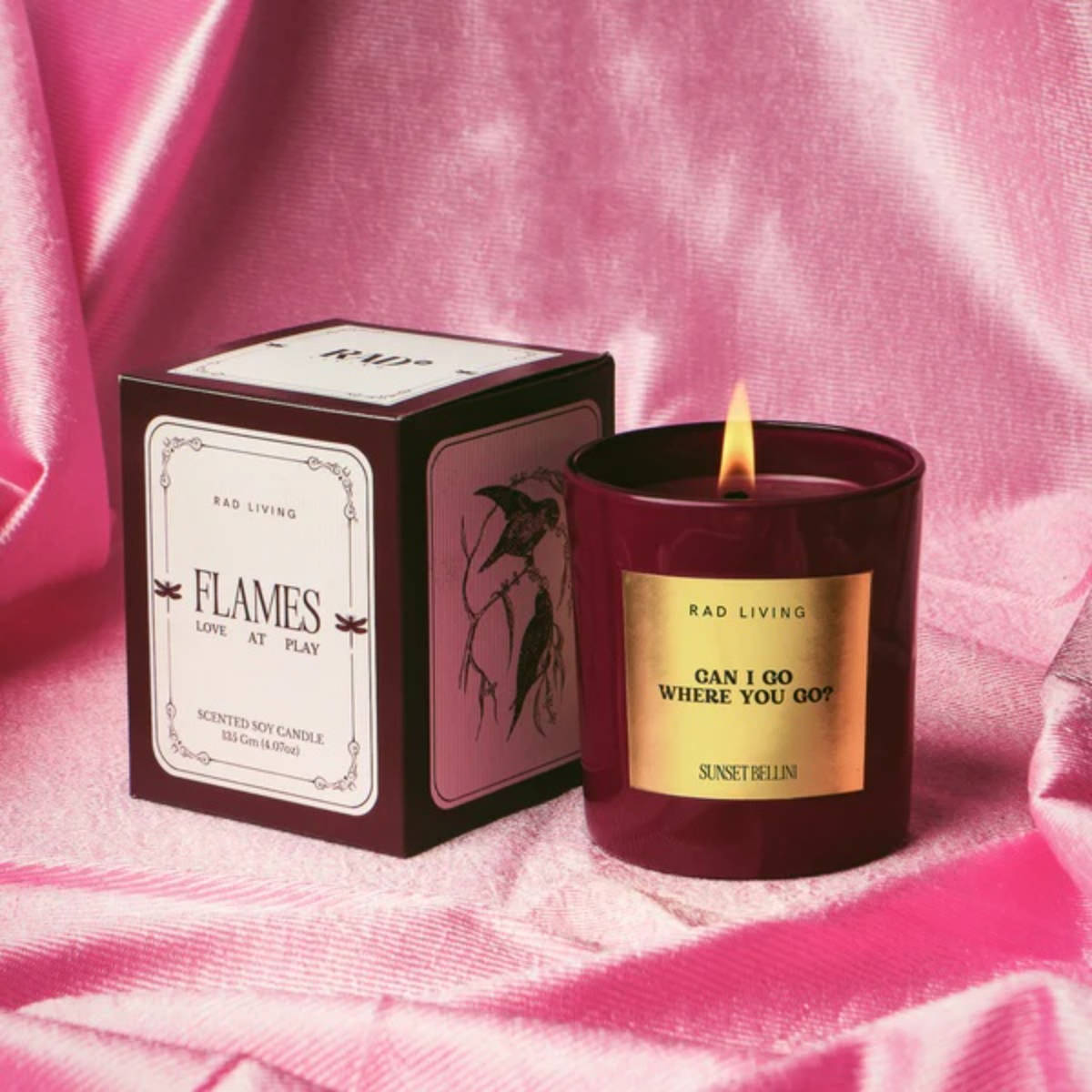Rad Living Burgundy Sunset Bellini Scented Candle