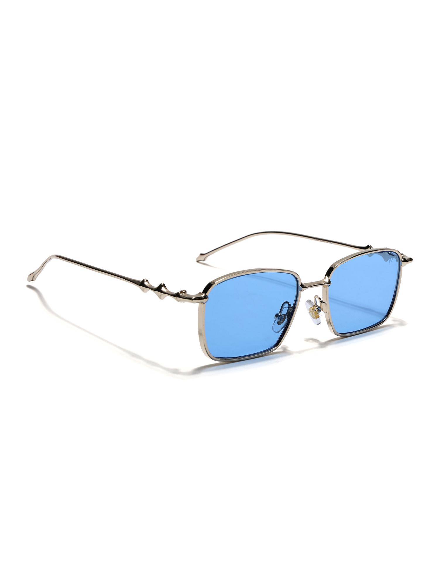 Voyage Unisex UV Protected Blue Lens Sunglasses - MG7820 (53)