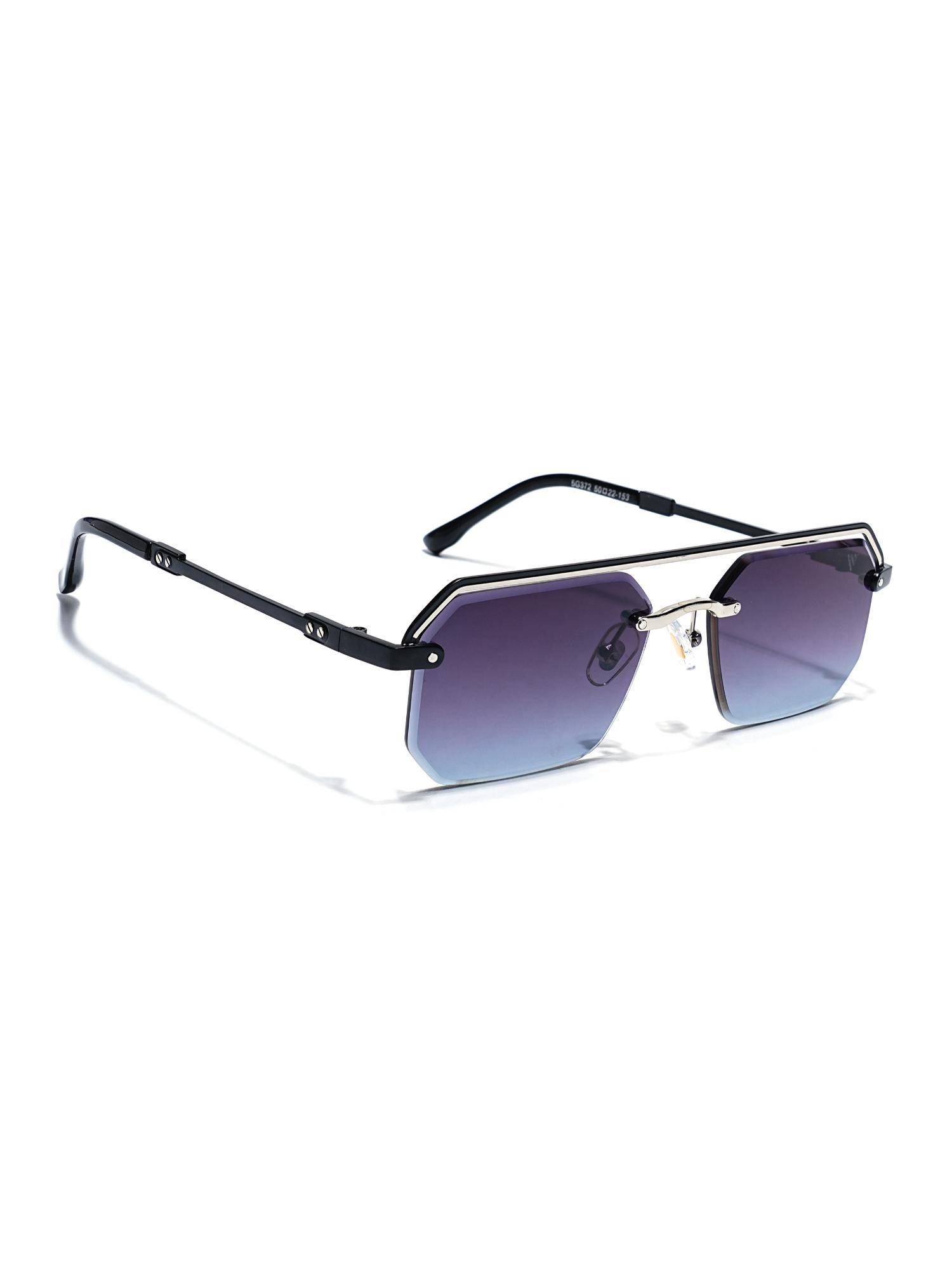 Voyage Unisex UV Protected Purple Lens Sunglasses -MG7766 (50)