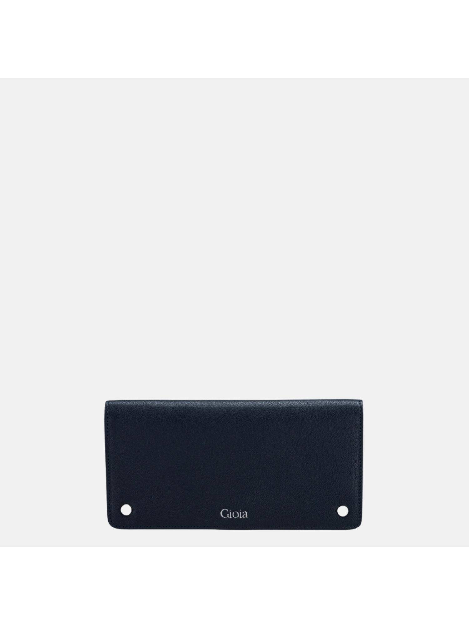 Gioia Navy Blue Felicita Flapover Clutch