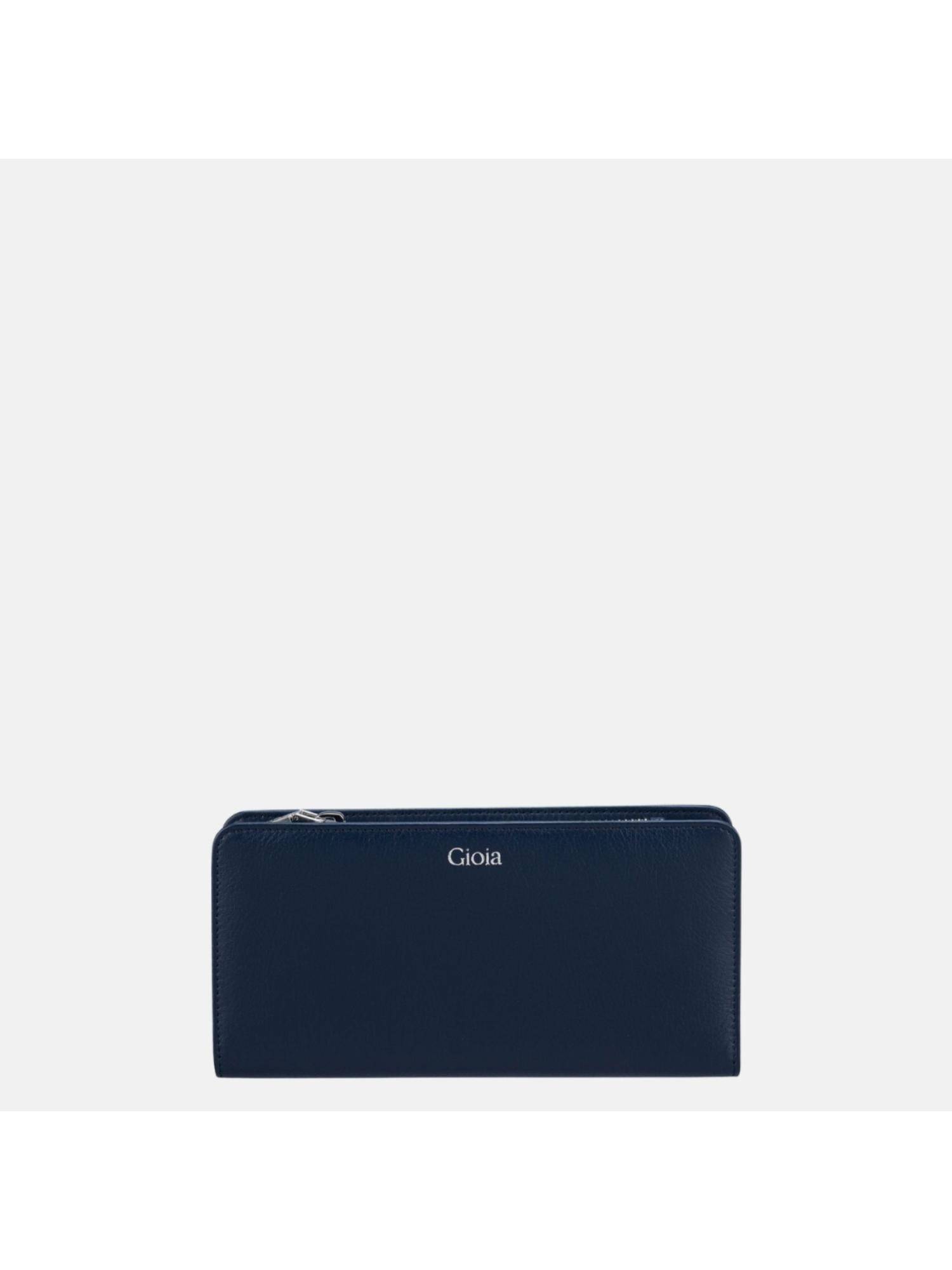 Gioia Navy Blue Felicita Wallet with Pouch