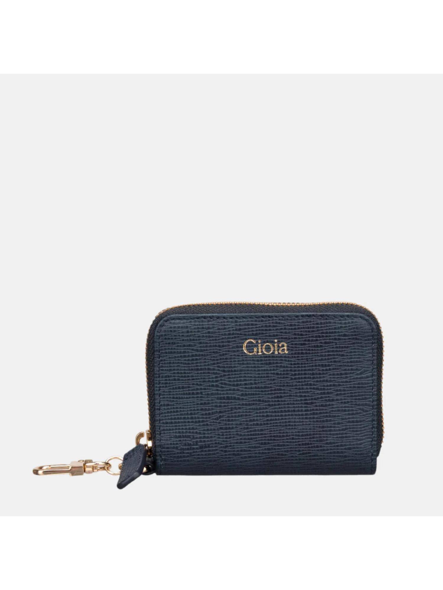 Gioia Black Rom Ziparound Wallet
