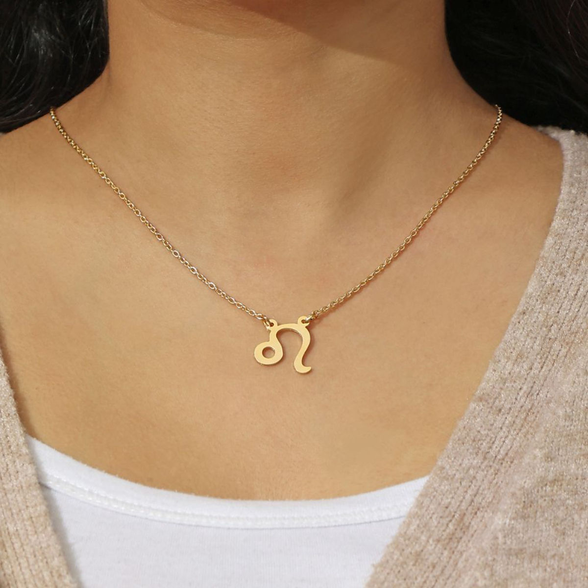 Gold Leo Constellation Personalised Necklace | Engravers Guild