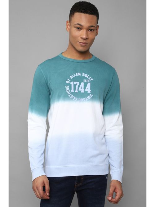 Allen Solly Men Multi Crew Neck Full Sleeves Casual Sweatshirt