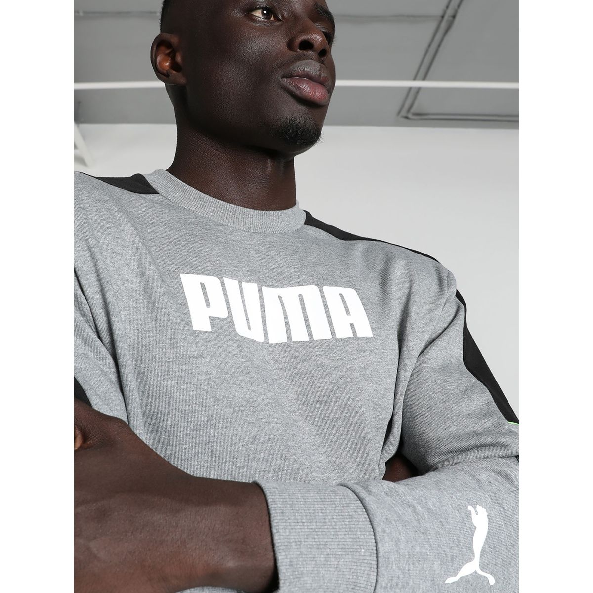 Puma grey shop sweatshirt