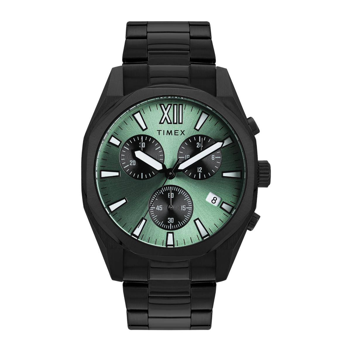 Timex Round 42mm Green Dial Analog Men Watch - TWEG296SMU07