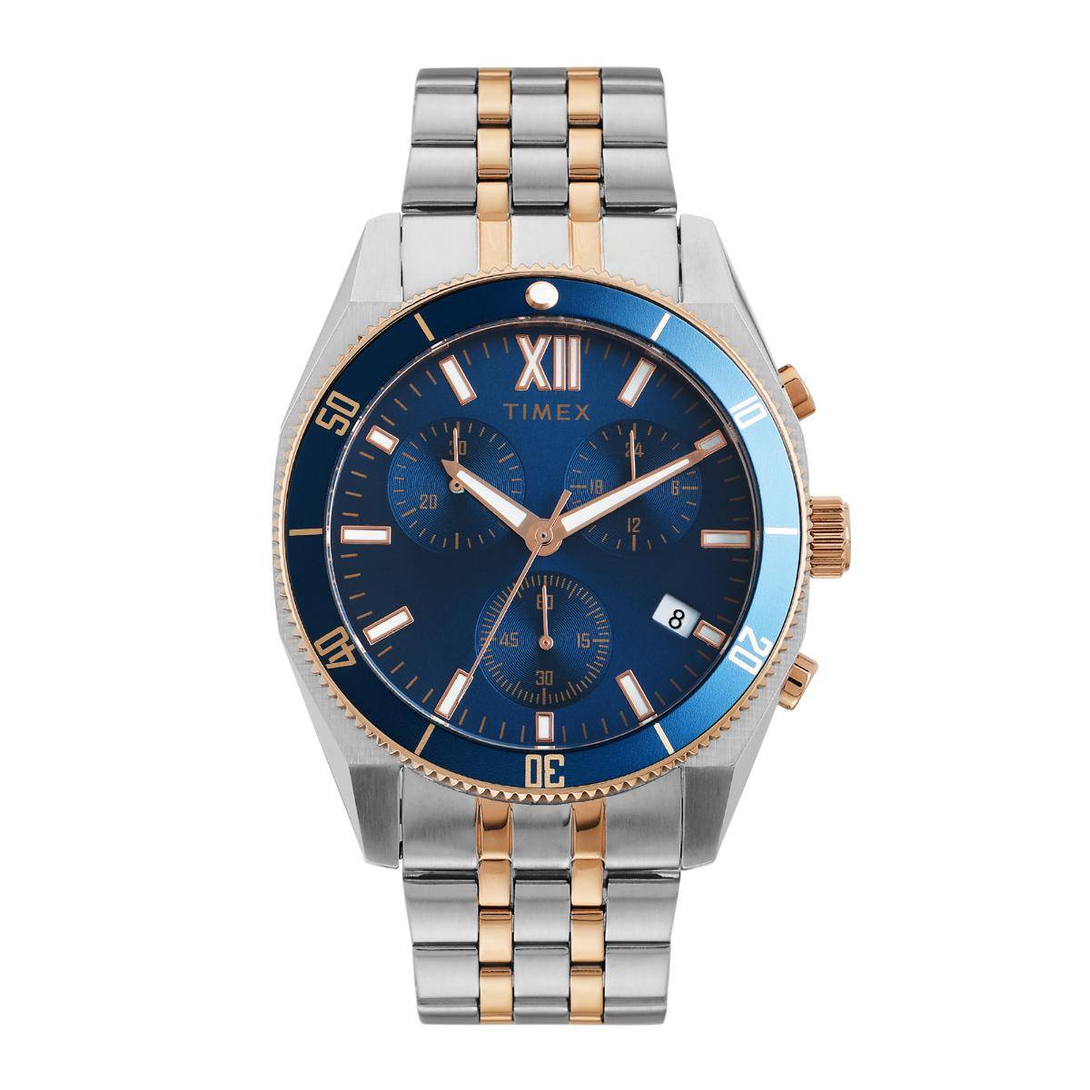 Timex Round 42mm Blue Dial Analog Men Watch - TWEG298SMU02