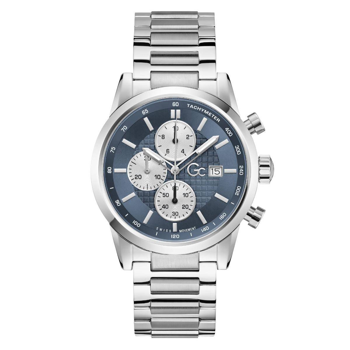 GC GUESS COLLECTION Gallant Blue Round Dial Analog Men's Watch - Z61005G7 (Medium)