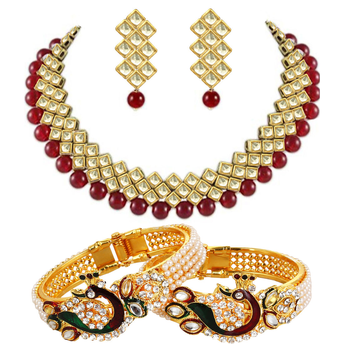 YouBella Alloy Jewel Set Buy YouBella Alloy Jewel Set Online at Best