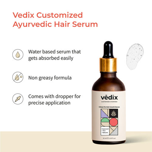 Vedix Hair Growth Serum - Damaged Hair - Vithan Pro Hair Growth Serum: Buy  Vedix Hair Growth Serum - Damaged Hair - Vithan Pro Hair Growth Serum  Online at Best Price in India | NykaaMan