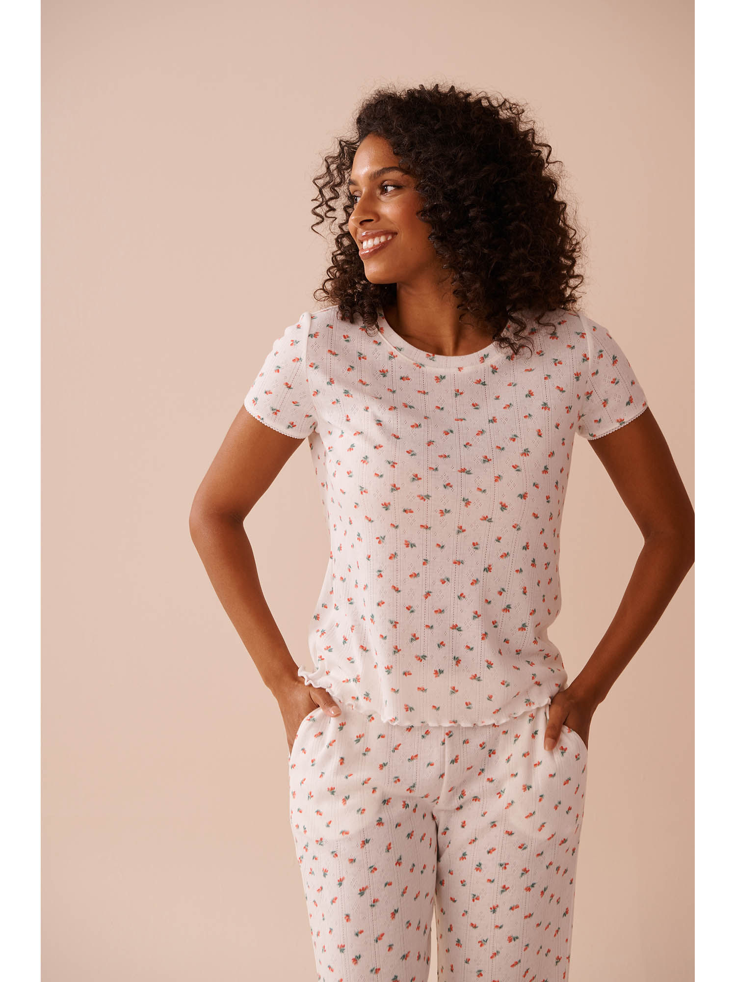Lirika Matoshi Strawberry Button Down Shirt La Vie En Rose