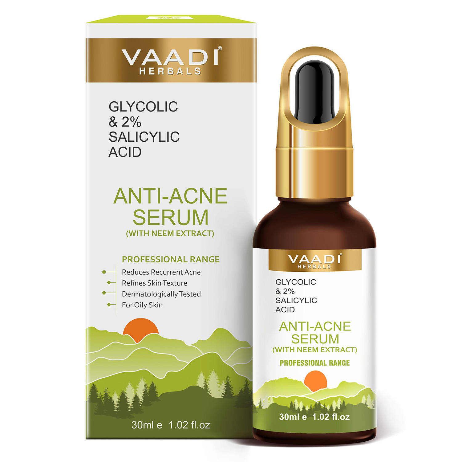 Vaadi Herbals Anti-Acne Serum With Glycolic & 2% Salicylic Acid