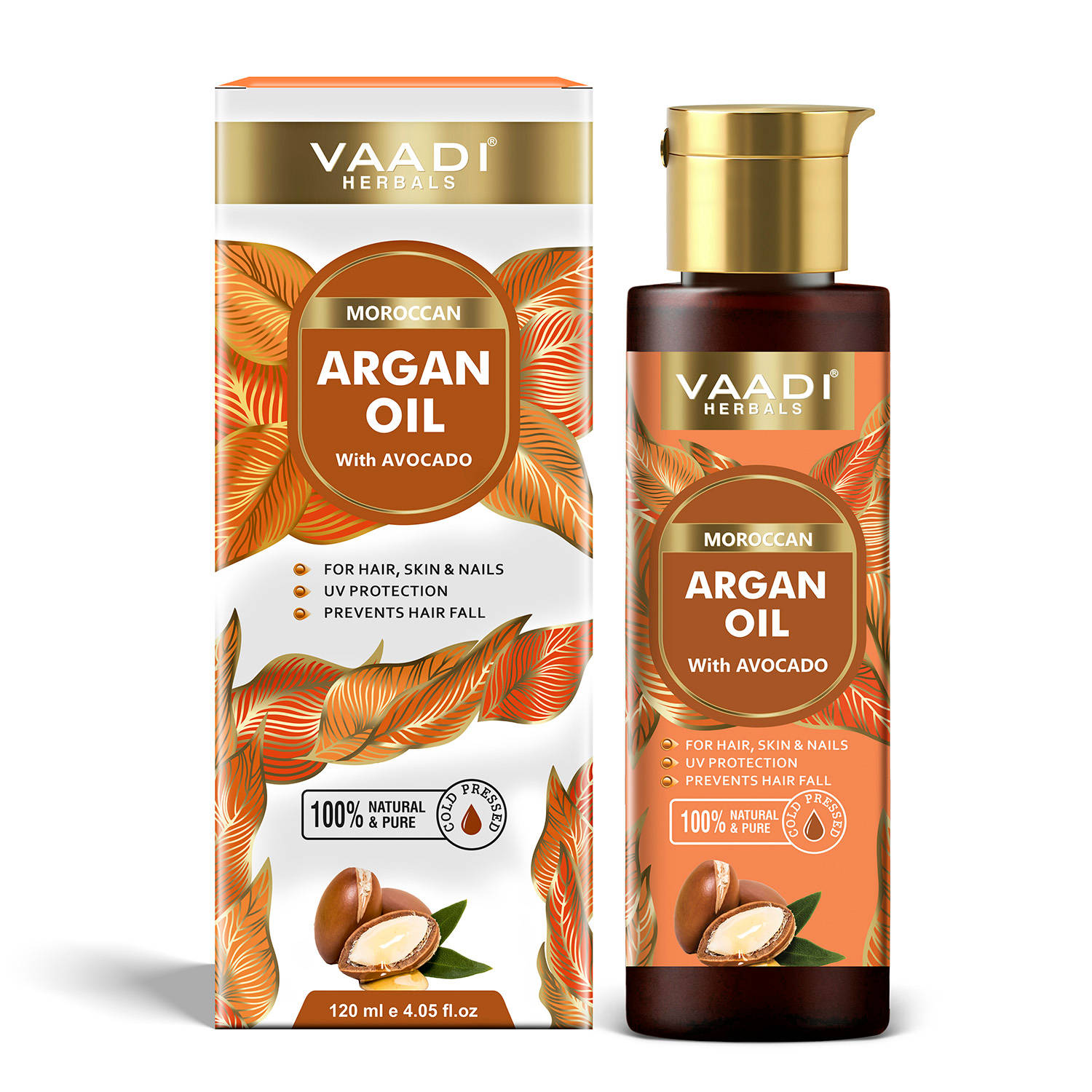 Vaadi Herbals Cold Pressed Morrocon Argan Oil