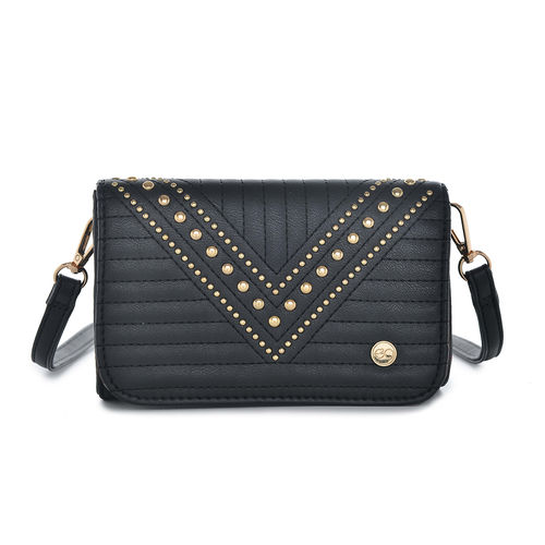 Buy E2O Bags Black Sling Bag For Women Online